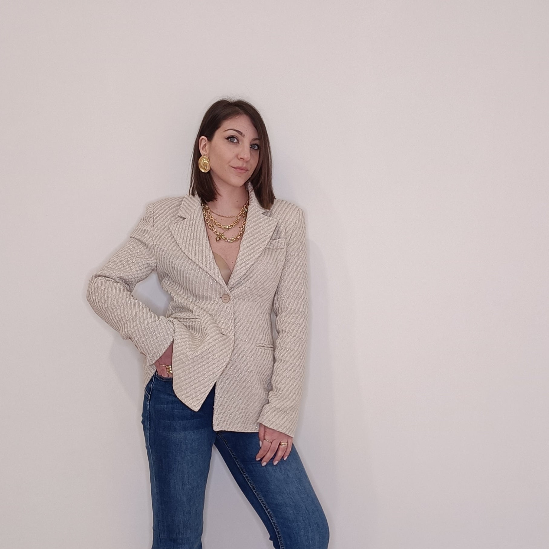 GIACCA CIVICO BEIGE