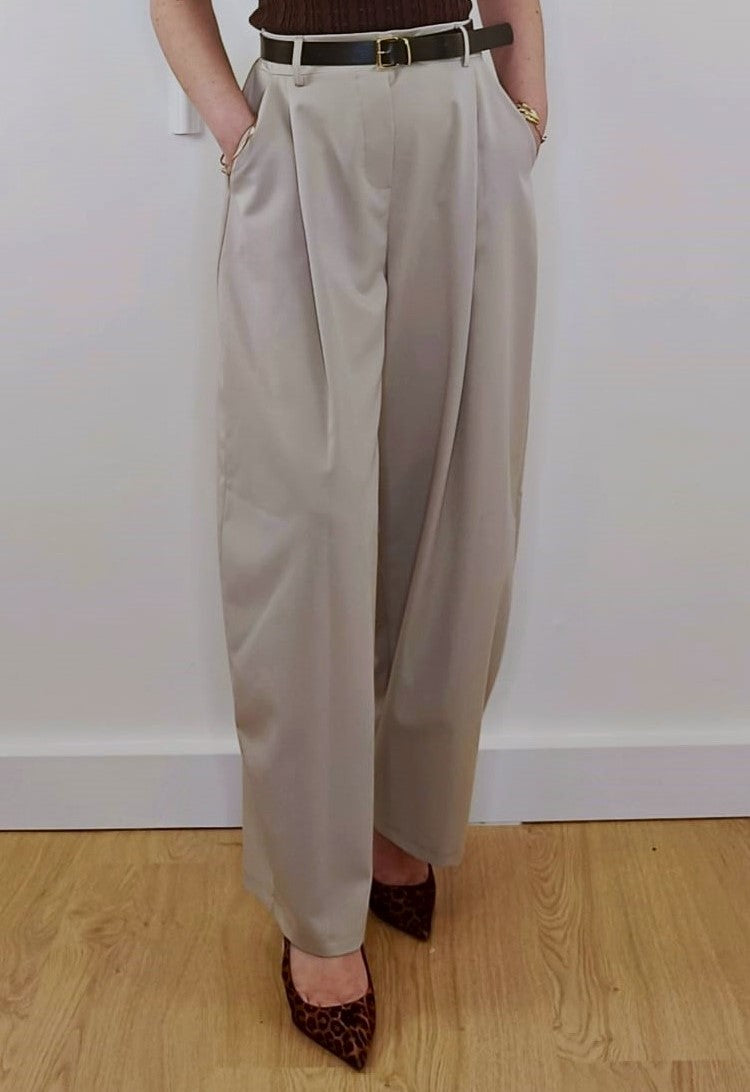PANTALONE BALLOON BEIGE CHIARO