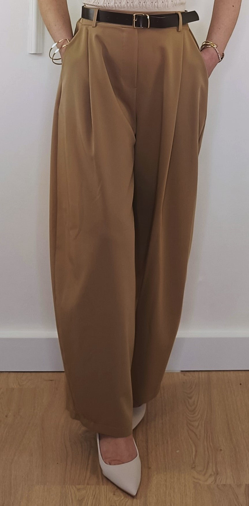 PANTALONE BALLOON TABACCO