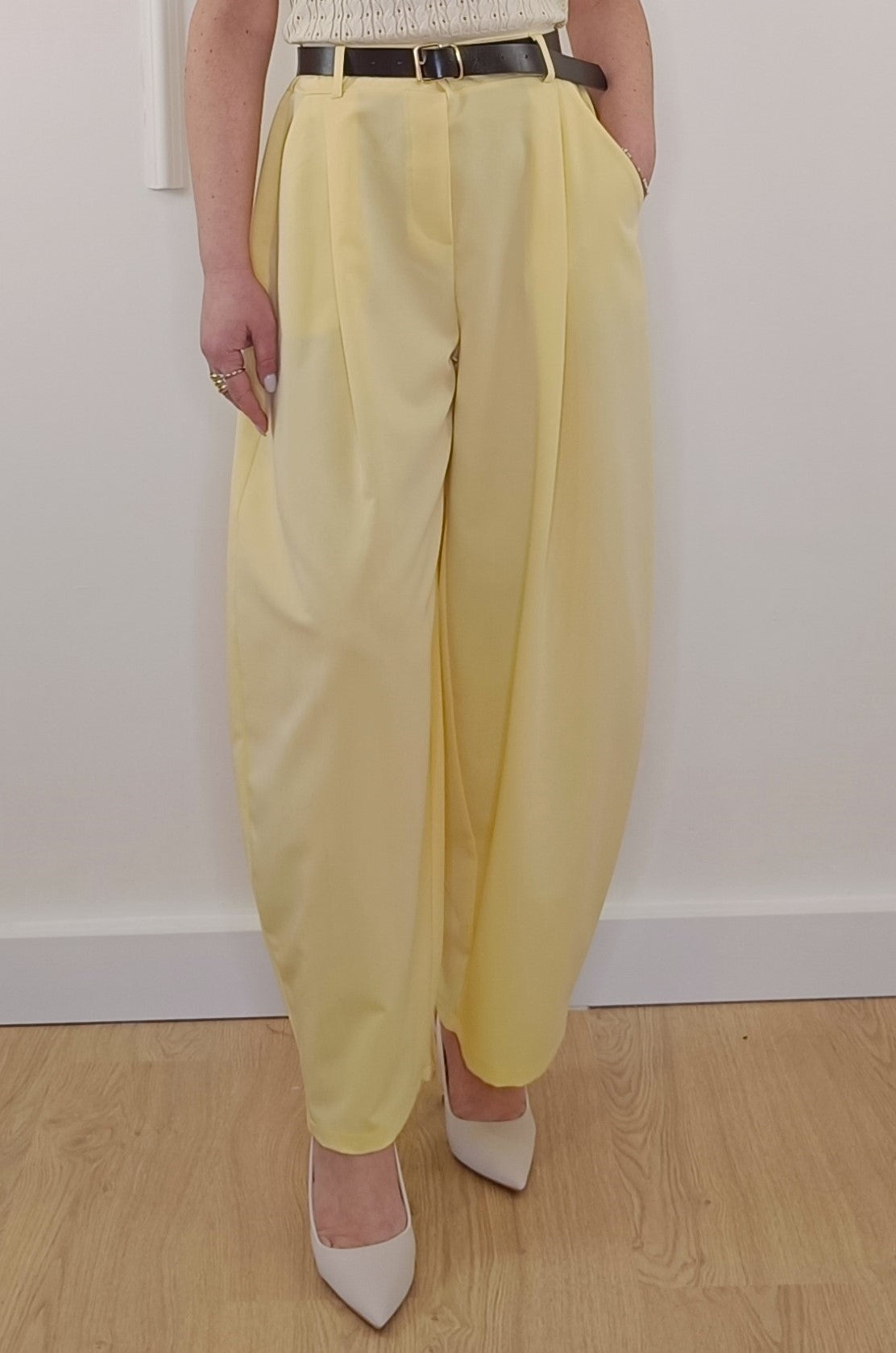 PANTALONE BALLOON GIALLO