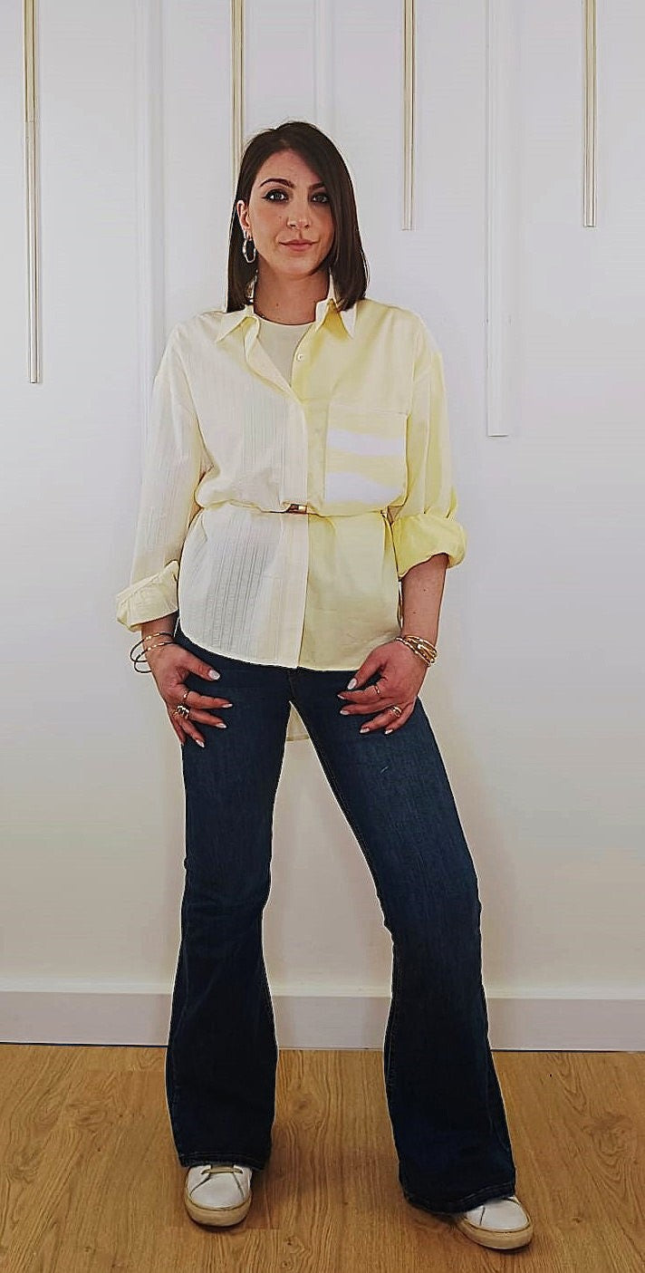 CAMICIA OVER GIALLA