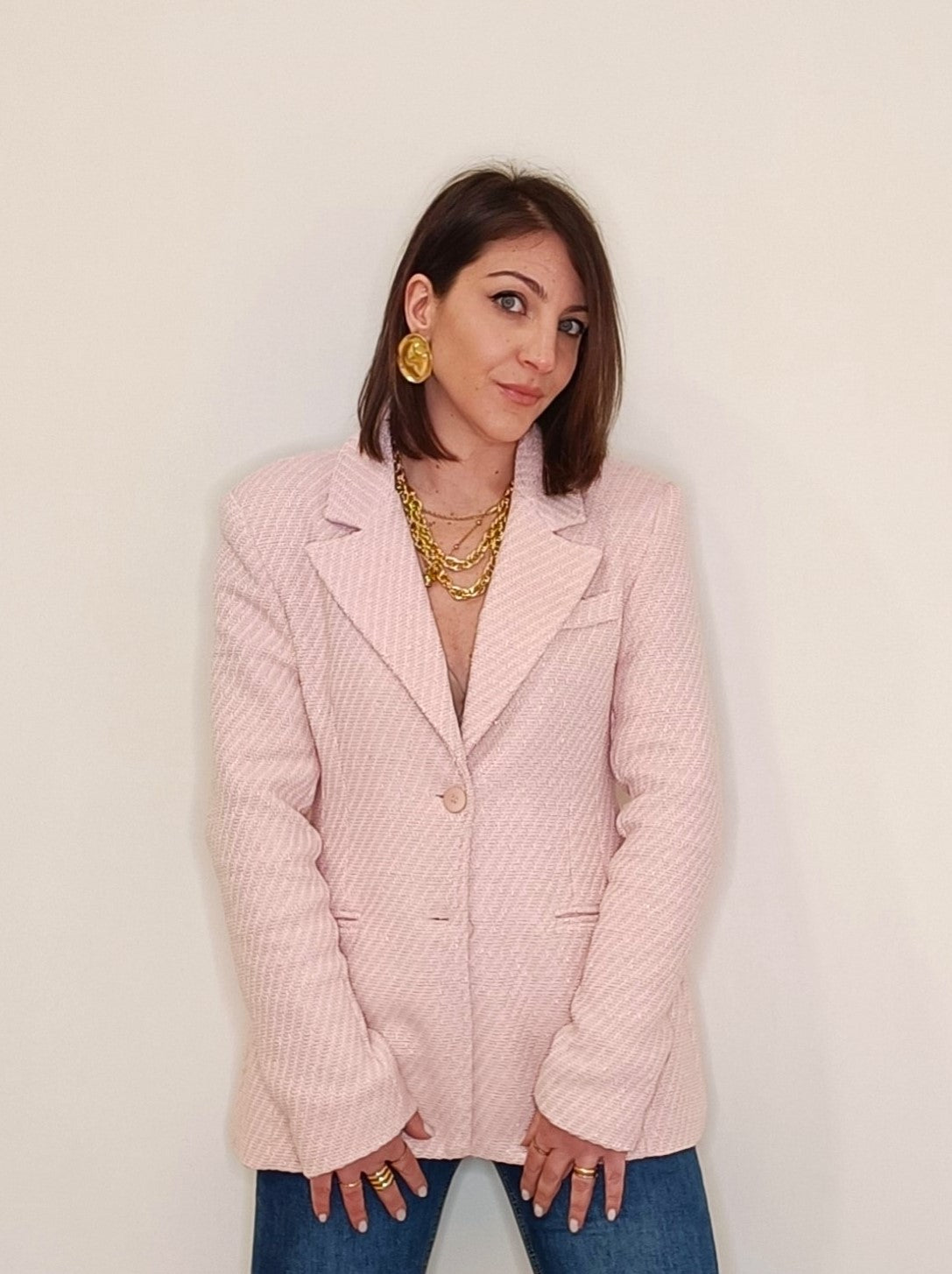 GIACCA CIVICO ROSA PASTELLO