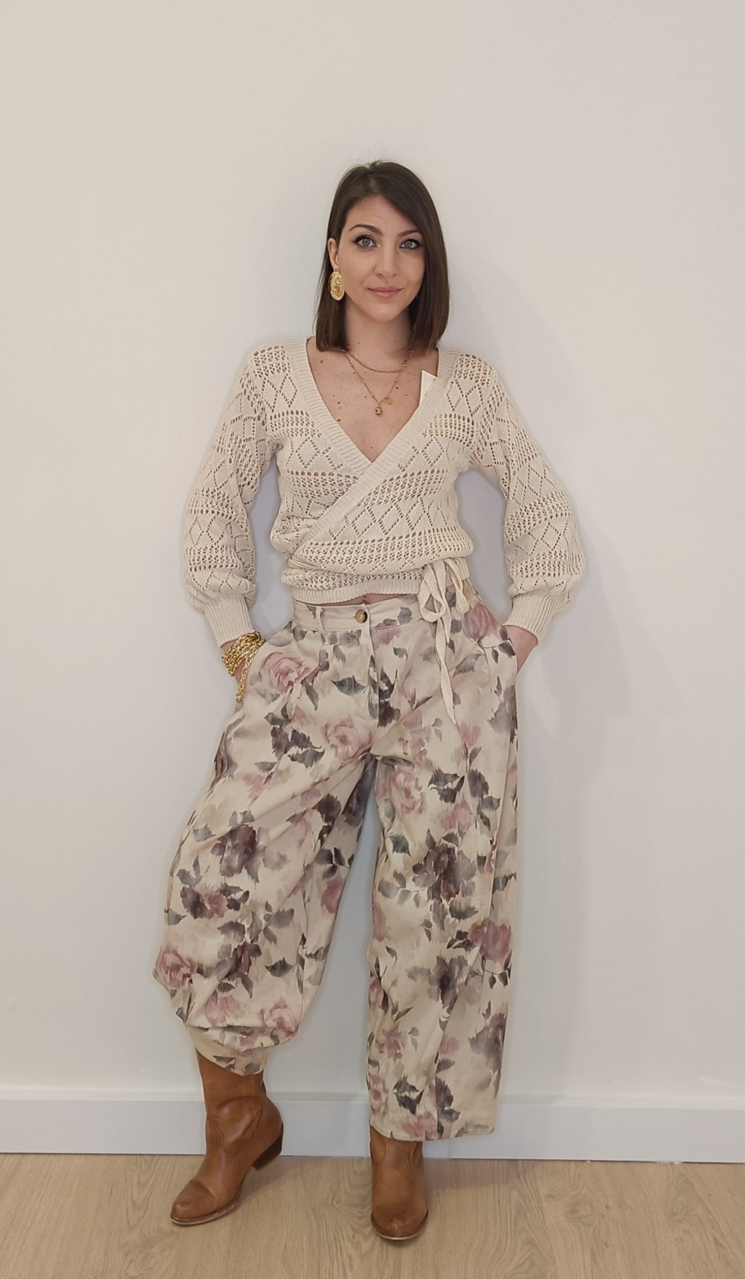 INCROCIATINA FILO BEIGE